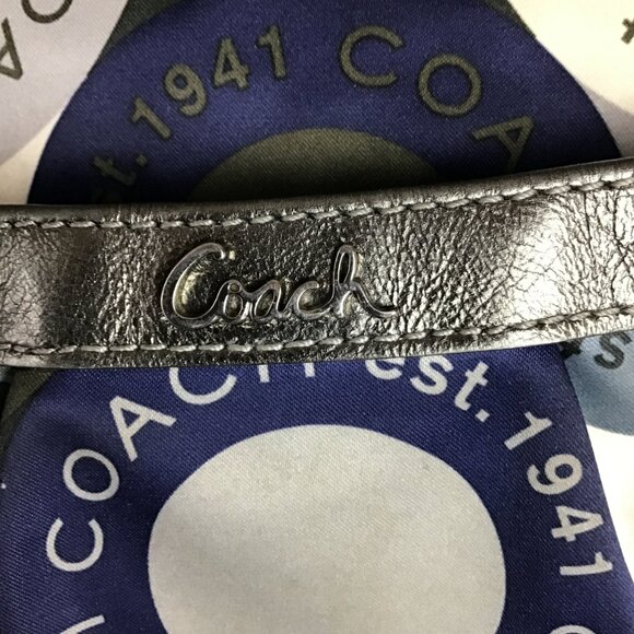 Coach Snaphead Blue Multicolor Diaper Messenger Overnight Carry On Bag - Picture 5 of 7